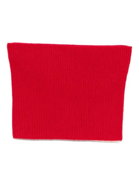 ribbed cashmere scarf by TOTEME