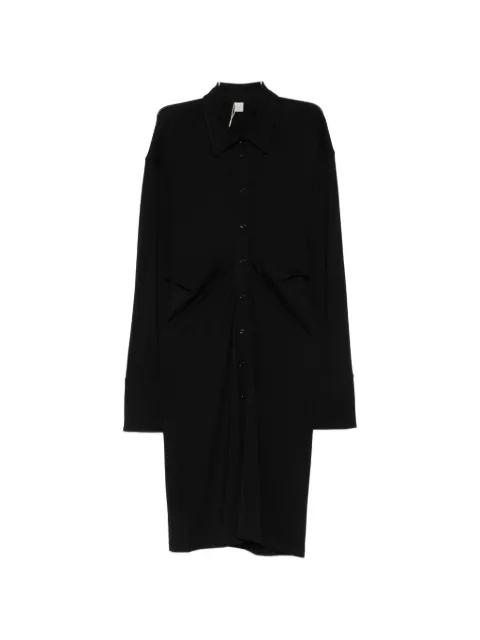ruched-detail shirt dress by TOTEME
