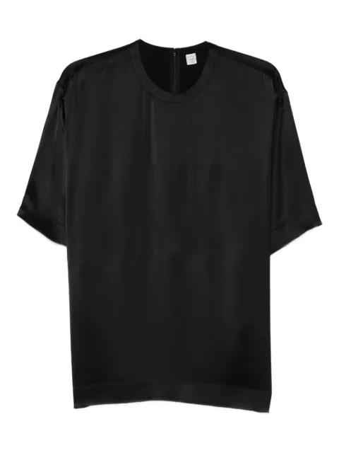 satin T-shirt by TOTEME