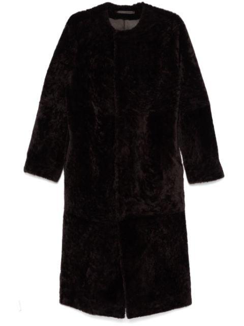 soft shearling coat by TOTEME