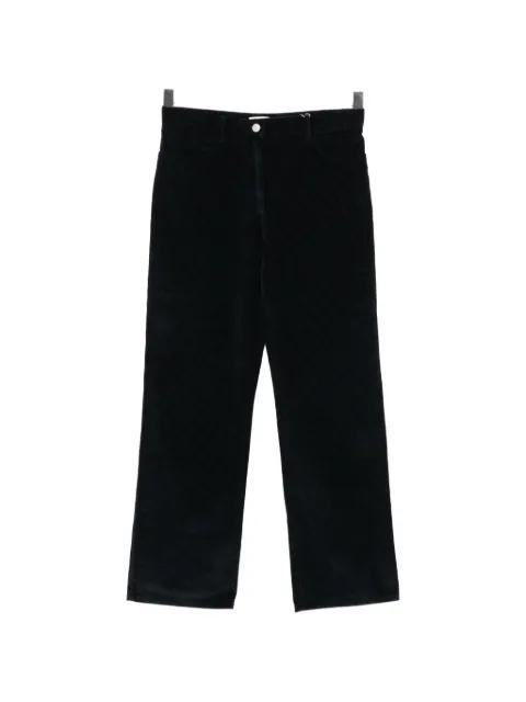 straight cord trousers by TOTEME