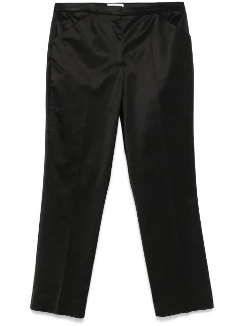 straight-leg cropped trousers by TOTEME