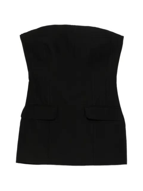 strapless pocket top by TOTEME