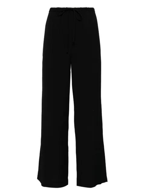 striped drawstring trousers by TOTEME