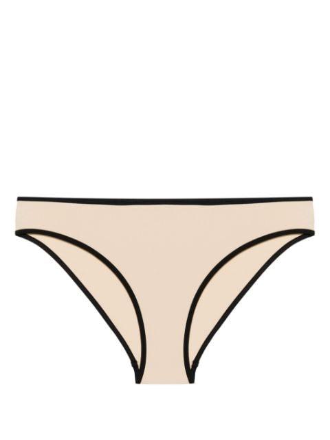 striped-edge bikini bottoms by TOTEME