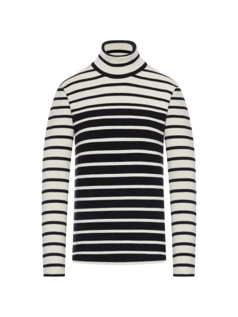 striped turtleneck sweater by TOTEME