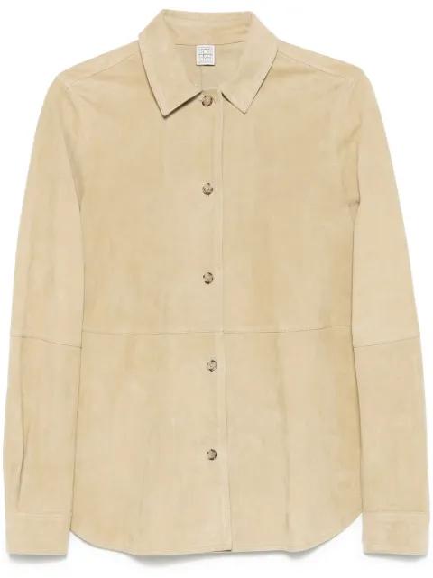 suede shirt by TOTEME