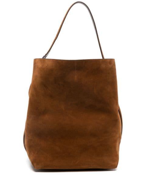 suede tote bag by TOTEME