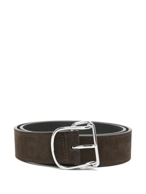 swirl suede belt by TOTEME