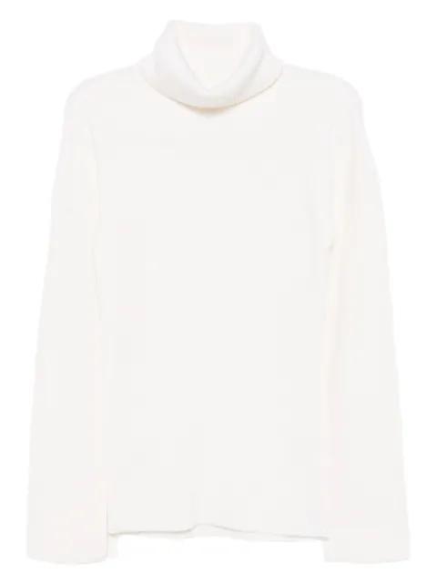 turtleneck split-sleeve jumper by TOTEME