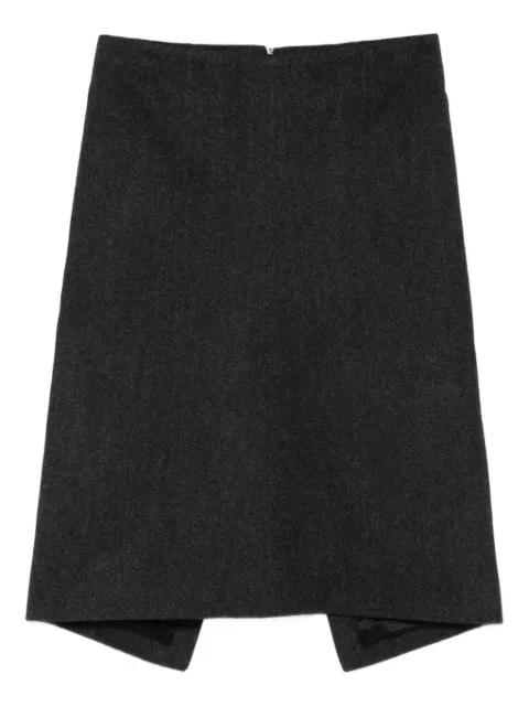 twill suit midi skirt by TOTEME