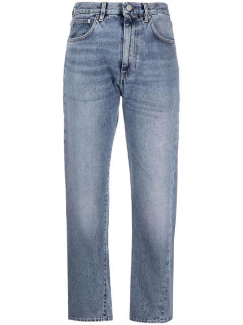 twisted seam denim worn blue by TOTEME