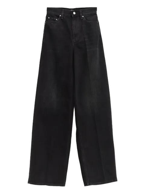 wide leg denim by TOTEME