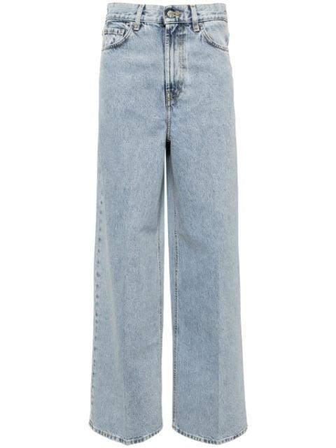 wide-leg denim jeans by TOTEME