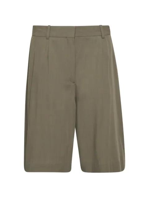 wide-leg pleated shorts by TOTEME