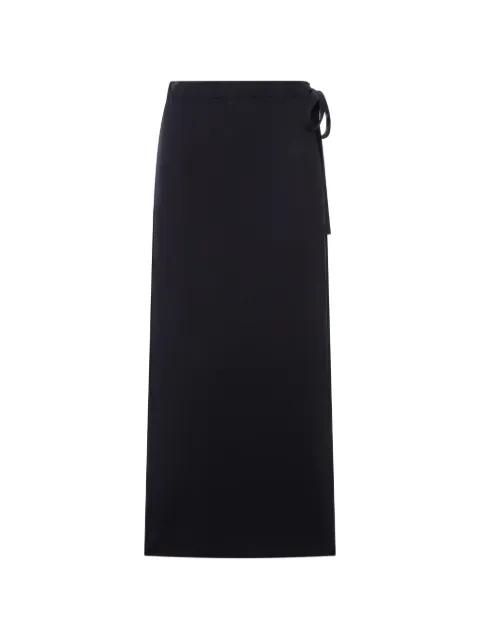 wrap-style midi skirt by TOTEME