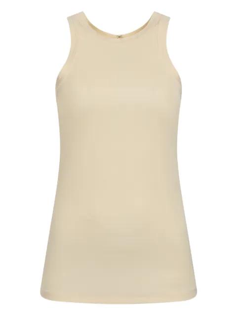 zip-back tank top by TOTEME