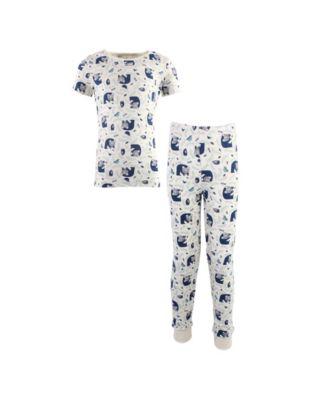 Little Boys Unisex Natural Cotton Snug Sleepwear Set by TOUCHED BY NATURE