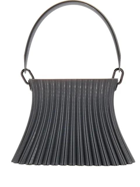 Pleated shoulder bag by TOUCHLESS