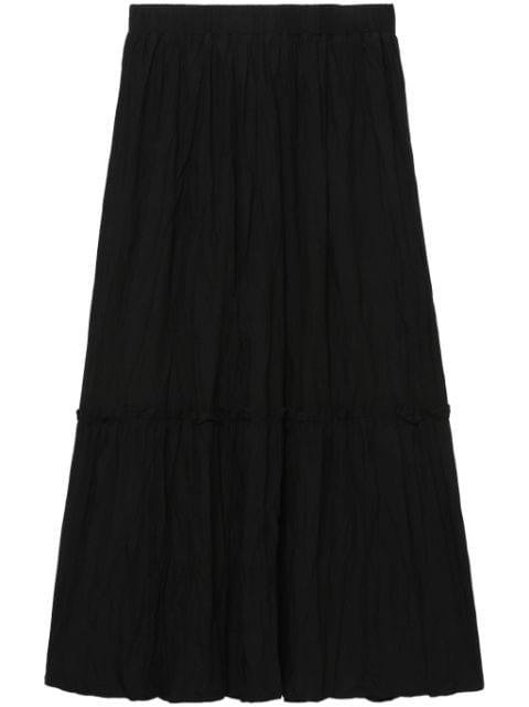 A-line tiered midi skirt by TOUT A COUP