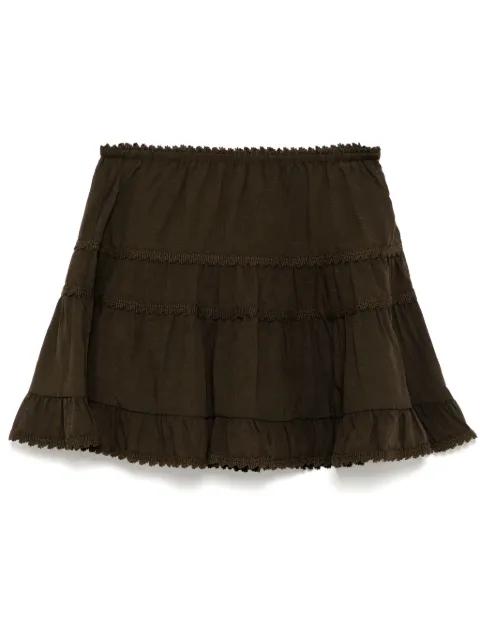 Tiered mini skirt by TOUT A COUP