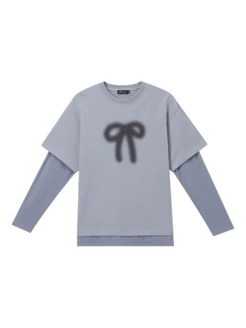 bow-print T-shirt by TOUT A COUP