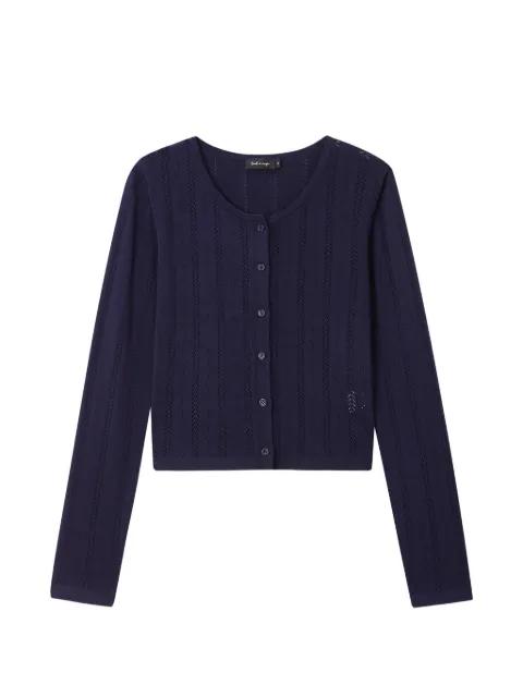 buttoned knitted cardigan by TOUT A COUP