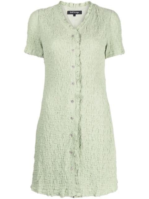 cloqué-effect mini dress by TOUT A COUP