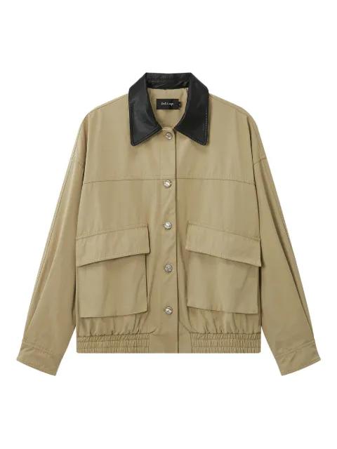 collared elasticated jacket by TOUT A COUP