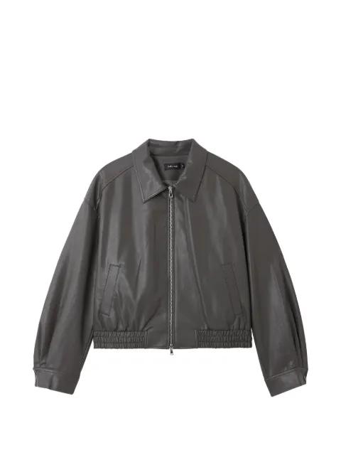 collared zip-up bomber jacket by TOUT A COUP