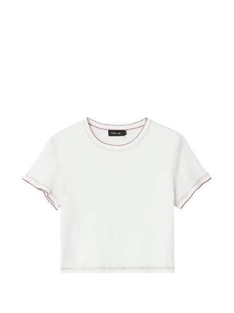 contrast-stitch T-shirt by TOUT A COUP
