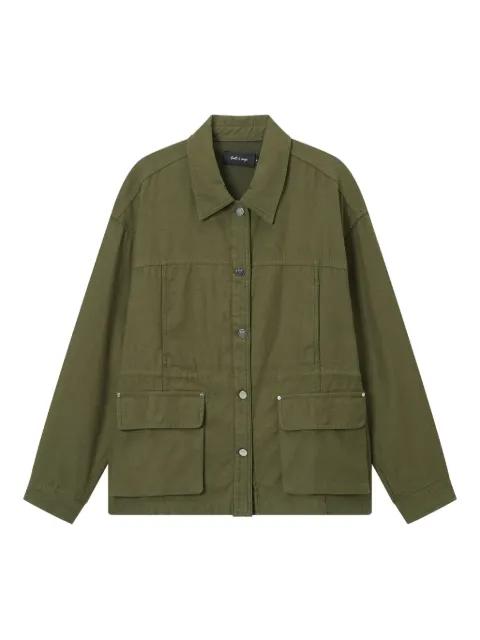 double-pocket collared jacket by TOUT A COUP