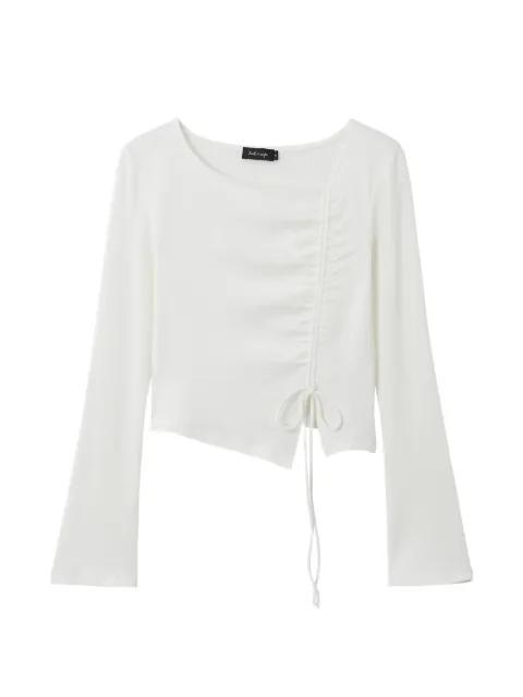 drawstring long-sleeve top by TOUT A COUP