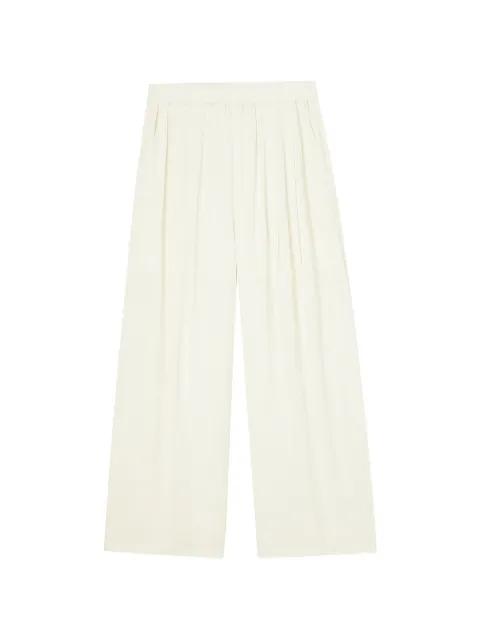 elasticated-waistband wide-leg trousers by TOUT A COUP