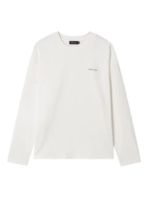 embroidered-logo long-sleeve T-shirt by TOUT A COUP