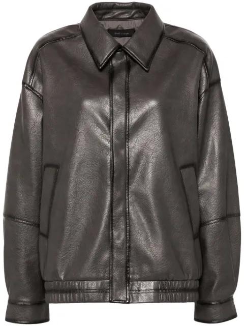 faux-leather jacket by TOUT A COUP