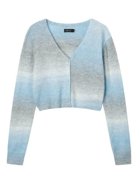 gradient-effect cardigan by TOUT A COUP