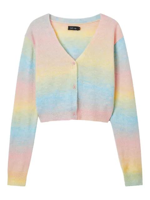 gradient-effect cardigan by TOUT A COUP