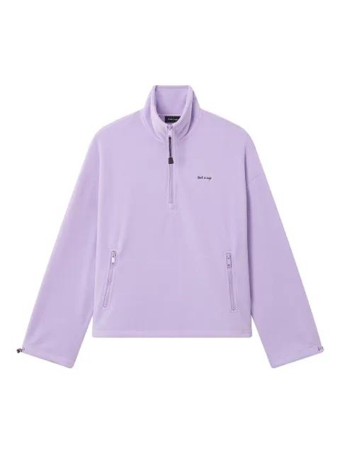 half-zip fleece sweatshirt by TOUT A COUP