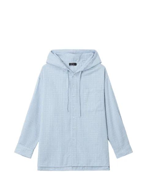 hoodied long-sleeve shirt by TOUT A COUP