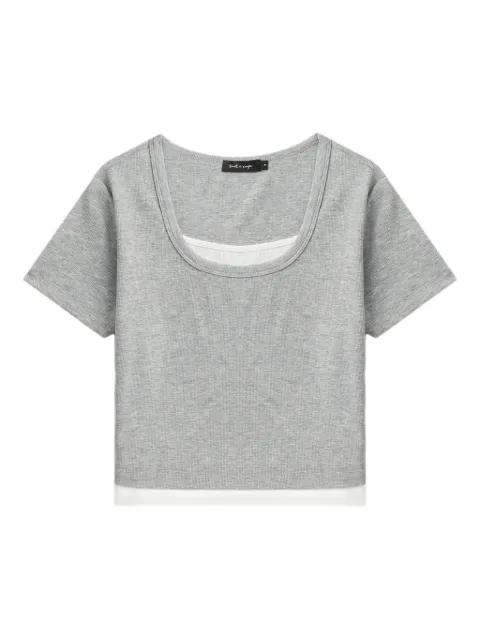 layered t-shirt by TOUT A COUP