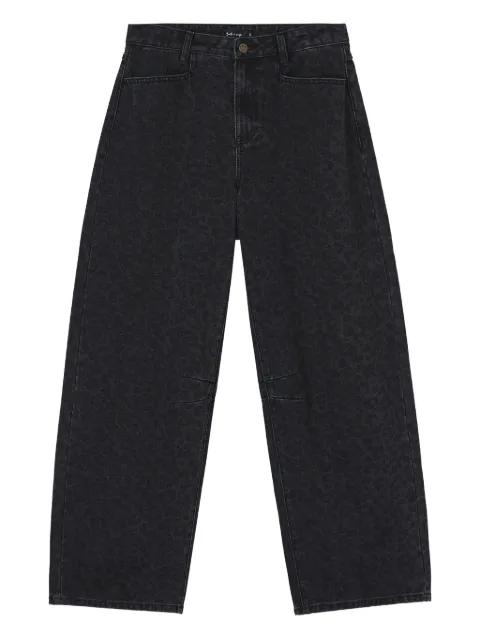leopard-print jeans by TOUT A COUP