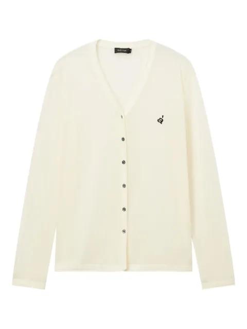 logo-embroidered cardigan by TOUT A COUP