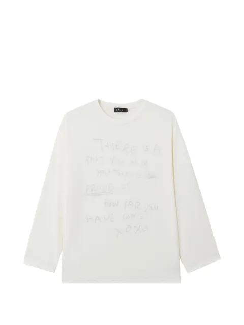 long-sleeve graphic-print T-shirt by TOUT A COUP