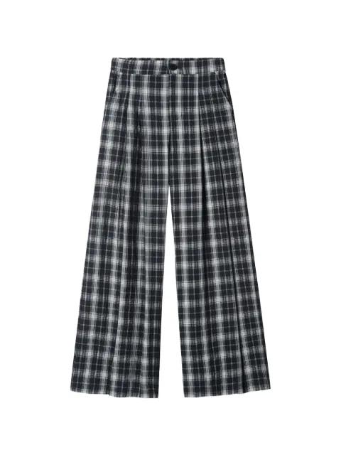 plaid trousers by TOUT A COUP