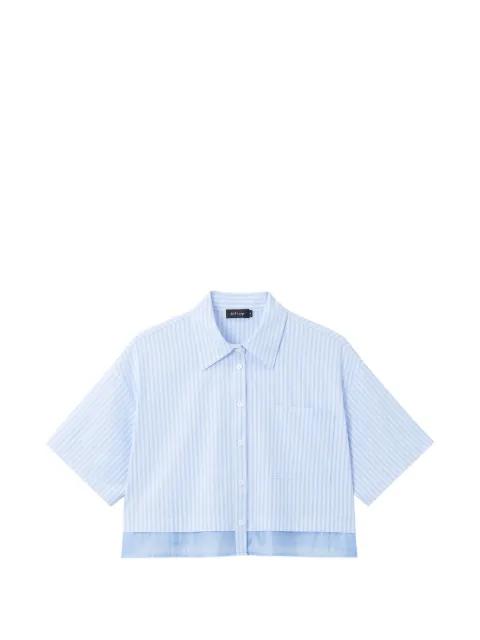 striped layered shirt by TOUT A COUP