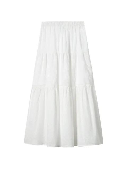 tiered maxi skirt by TOUT A COUP