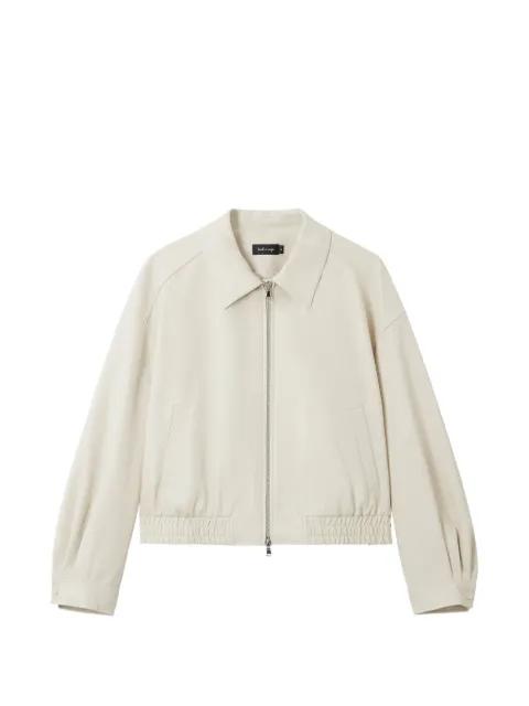 zip-up collared bomber jacket by TOUT A COUP