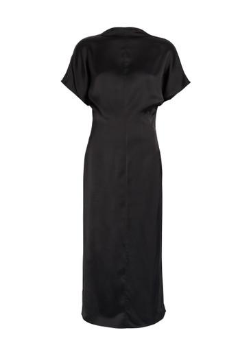 Aker low-back satin midi dress by TOVE