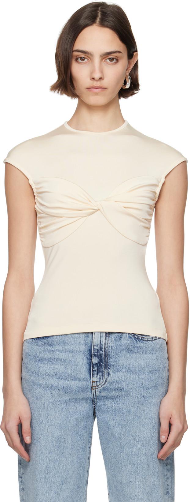 Beige Paola Top by TOVE